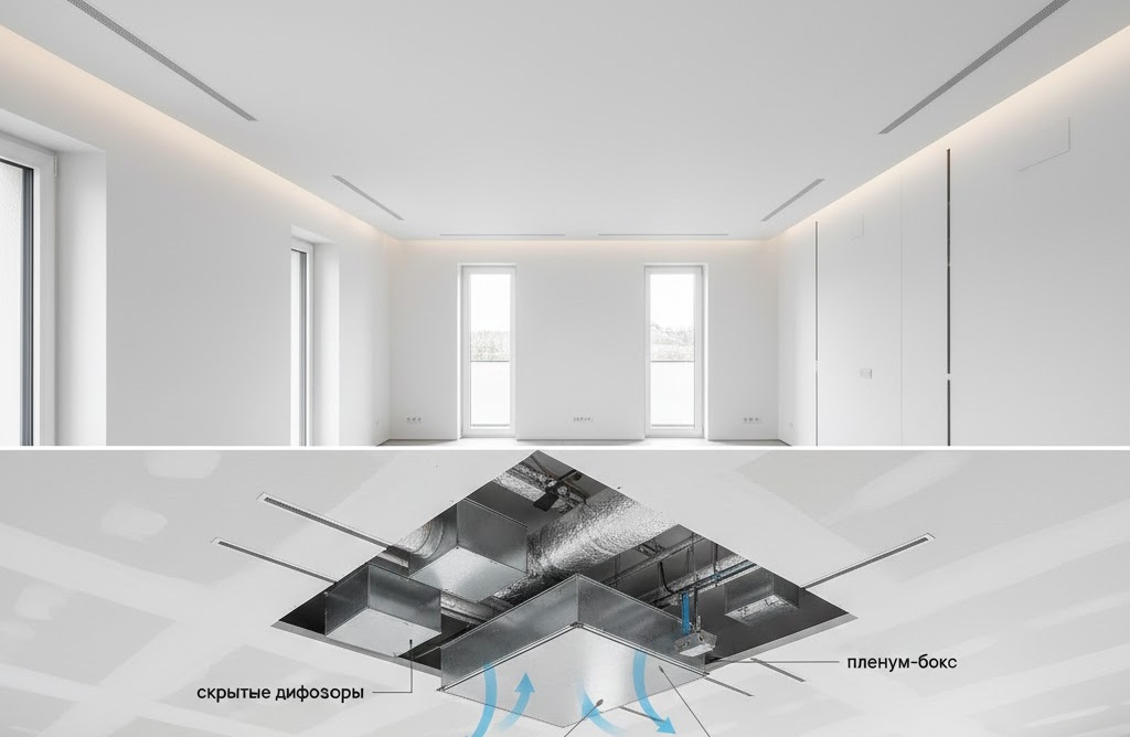 Celatus shiftlar uchun tirqishli ventilyatsiya panjaralari – kvartiralar va tijorat binolari uchun yashirin ventilyatsiya