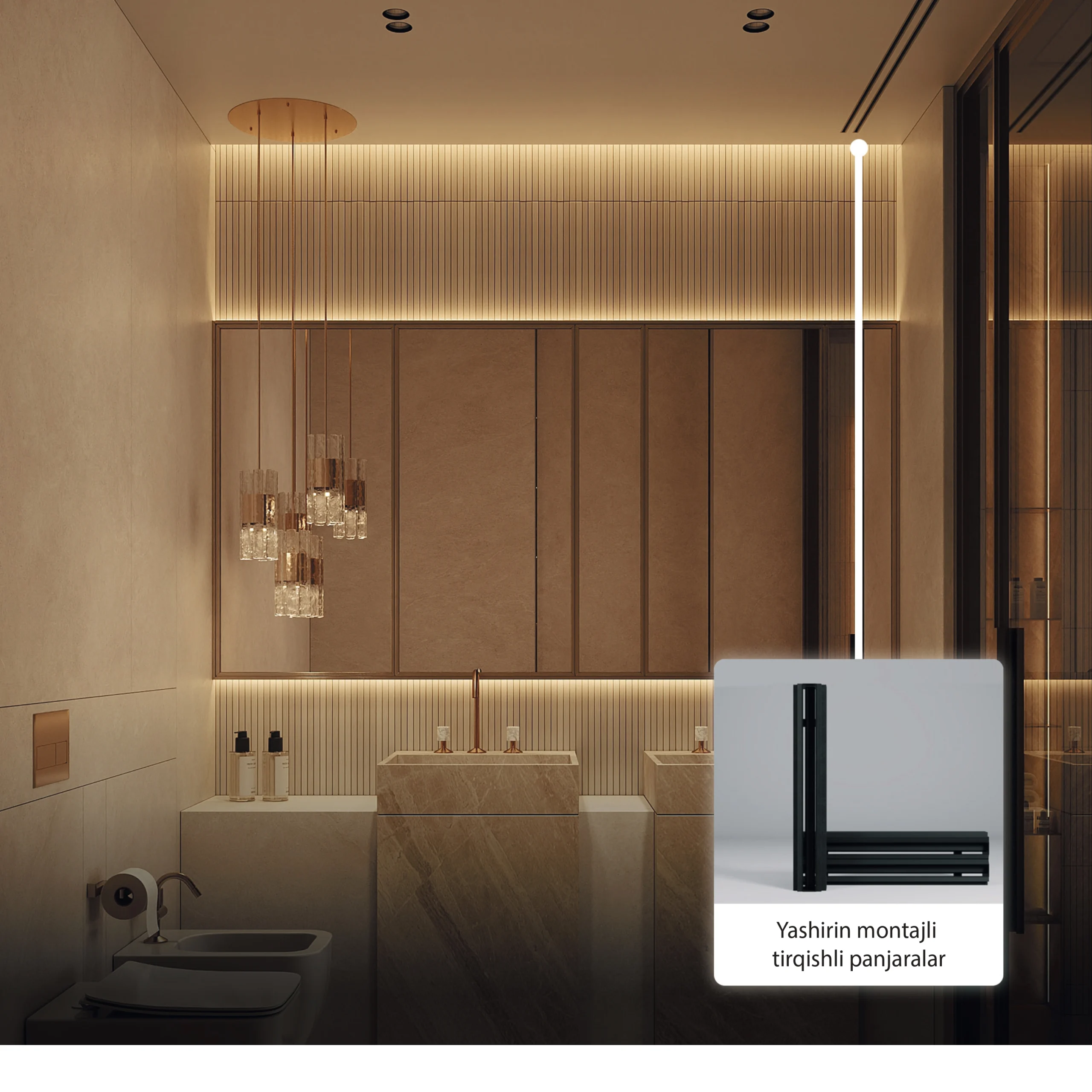 Celatus shiftlar uchun tirqishli ventilyatsiya panjaralari – kvartiralar va tijorat binolari uchun yashirin ventilyatsiya