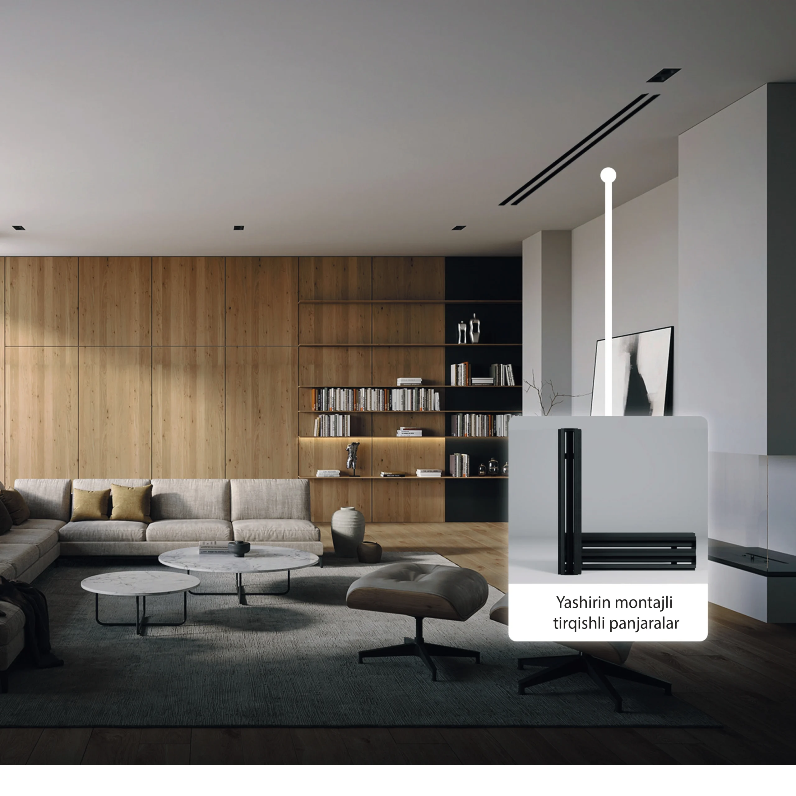 Celatus shiftlar uchun tirqishli ventilyatsiya panjaralari – kvartiralar va tijorat binolari uchun yashirin ventilyatsiya